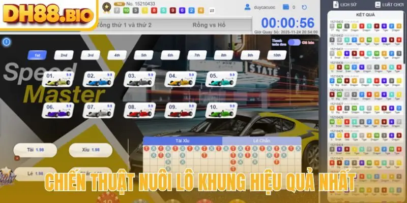 Chiến thuật nuôi lô khung hiệu quả nhất