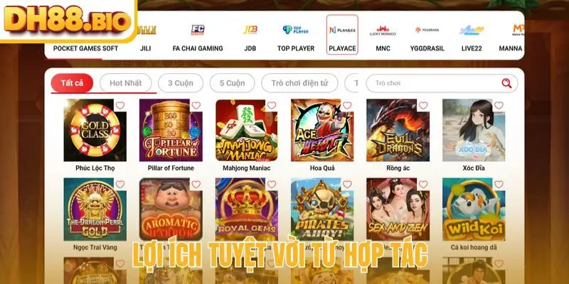 Lợi ích tuyệt vời từ hợp tác